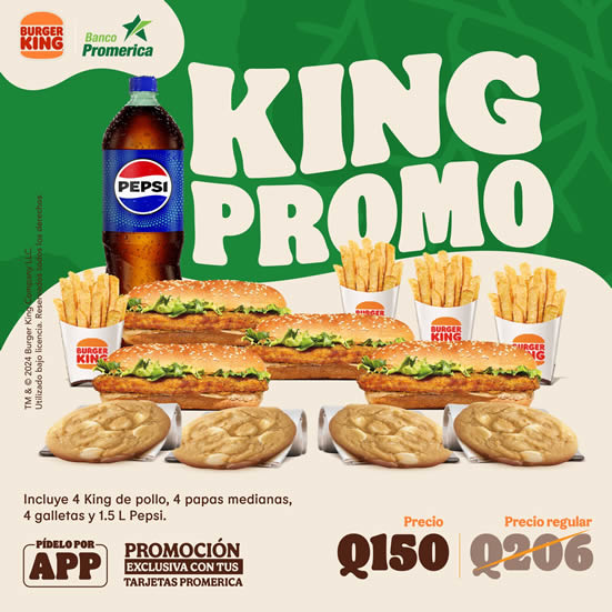 Promo Burger King - Promerica