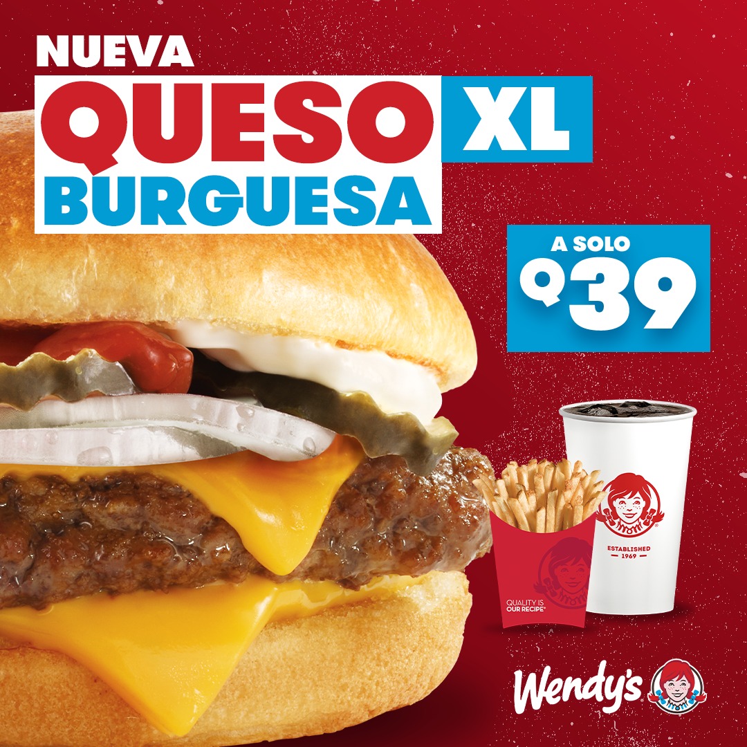 Wendy's: NUEVA QUESOBURGUESA XL