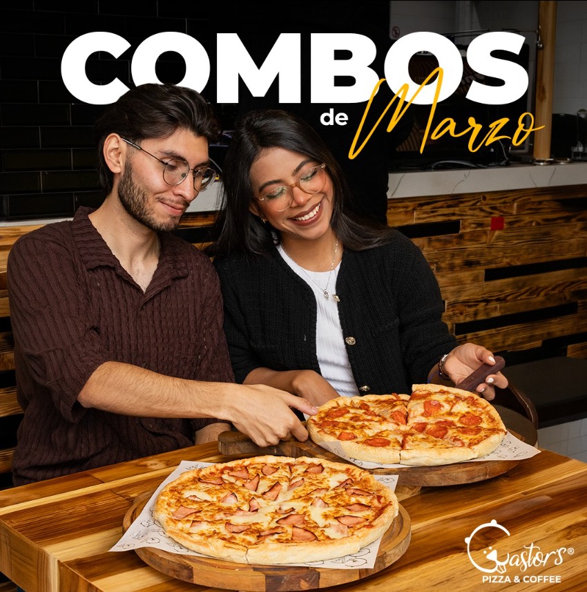 Castor's Pizza: ¡Empezamos Marzo con Combos del Castor!