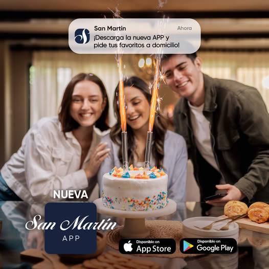 San Martín: ¡Descargá la nueva App y pedí a domicilio!