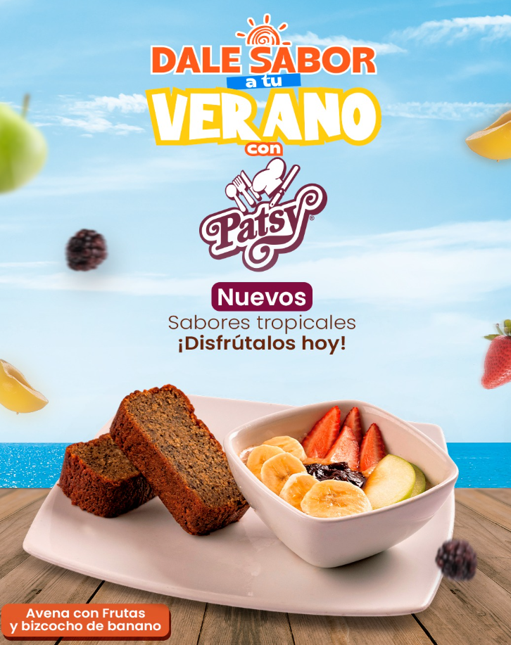 Dale sabor a tu verano con Patsy: ¡Nuevos sabores tropicales!