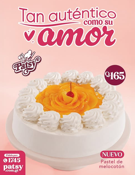 Nuevo Pastel de Melocotón en Patsy