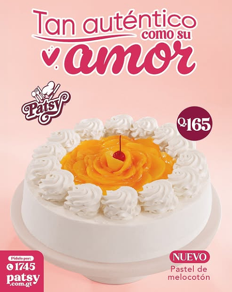 Tan auténtico como su amor: Nuevo Pastel de Melocotón en Patsy