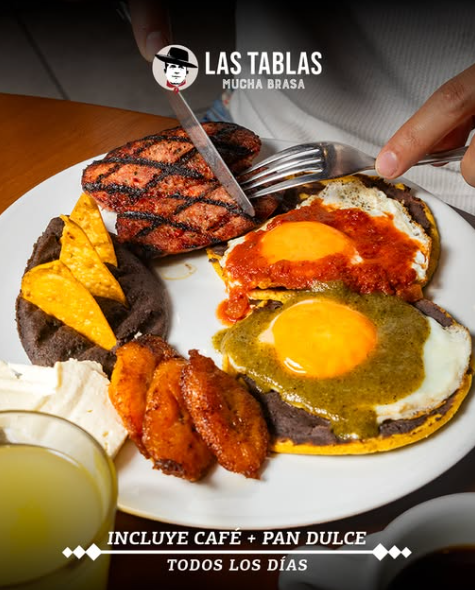 ¡Desayunos de campeones en Las Tablas Mucha Brasa!