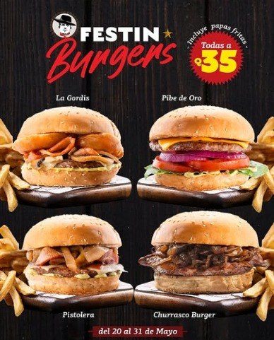 🍔🔥 ¡FESTÍN BURGERS EN LAS TABLAS! 🔥🍔 Hamburguesas desde Q35
