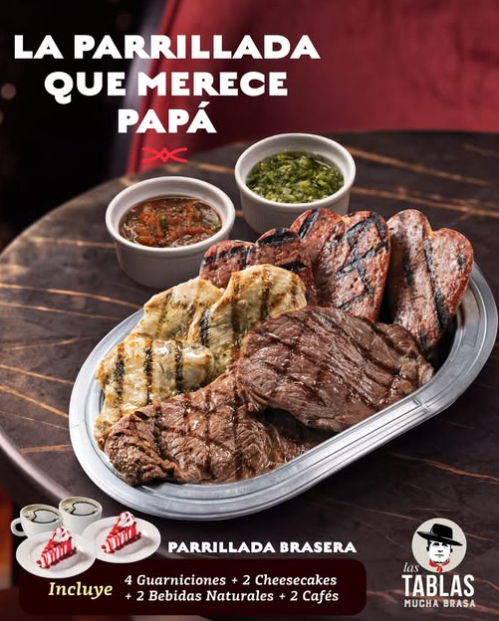 Las Tablas: La Parrillada que merece Papá