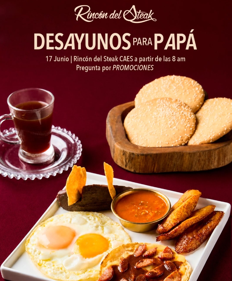 Rincón del Steak CAES: Desayunos Especiales para Papá