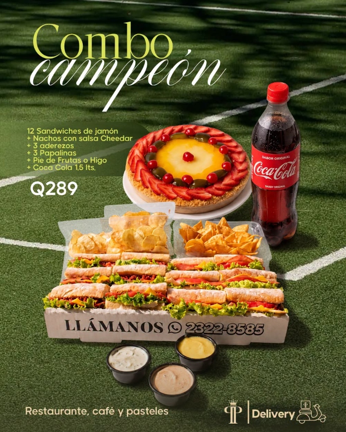 Pastelería Palace: Combo Campeón Box Mundialista por Q289