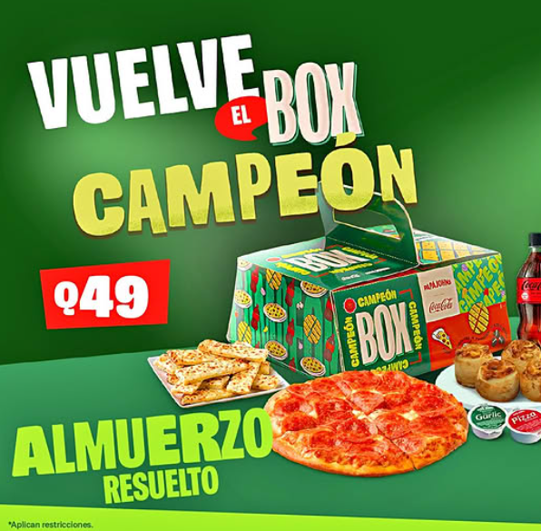 Vuelve el Box Campeón de Papa John's a Q49
