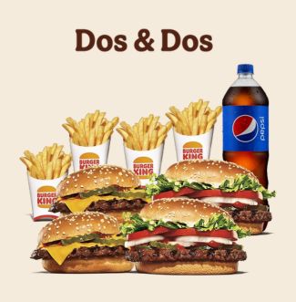 BurgerKing a Domicilio Combo Dos & Dos
