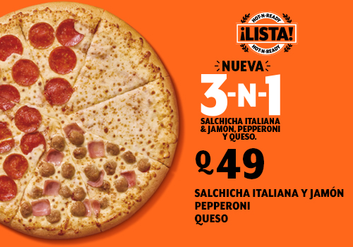 Pizza 3 en 1