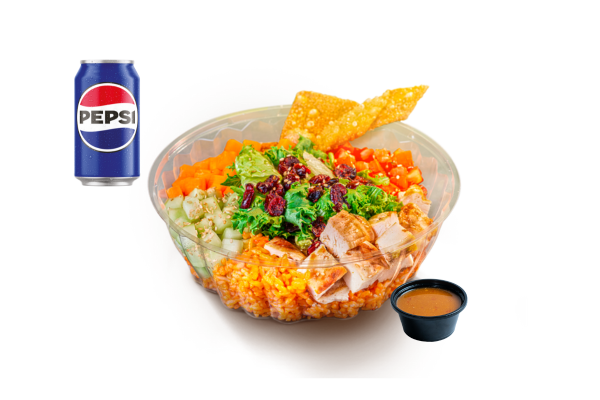 Thaí Bowl con bebida 