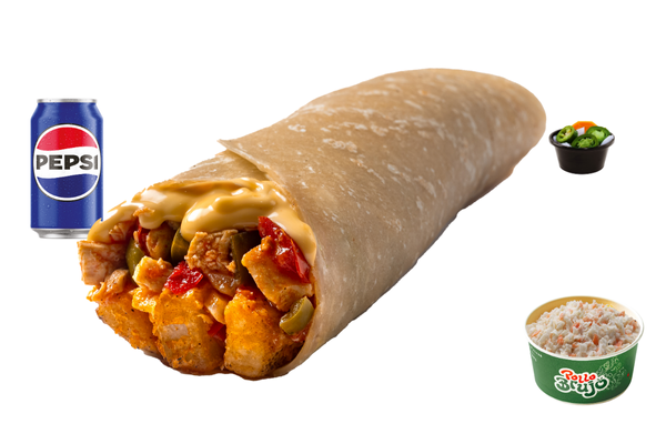 Burrito Tejano con Queso